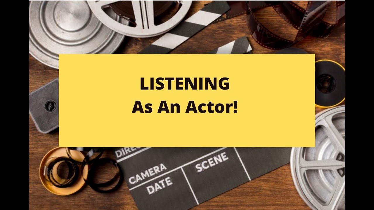 LISTENING as an actor | Acting Tips With Peter Kalos