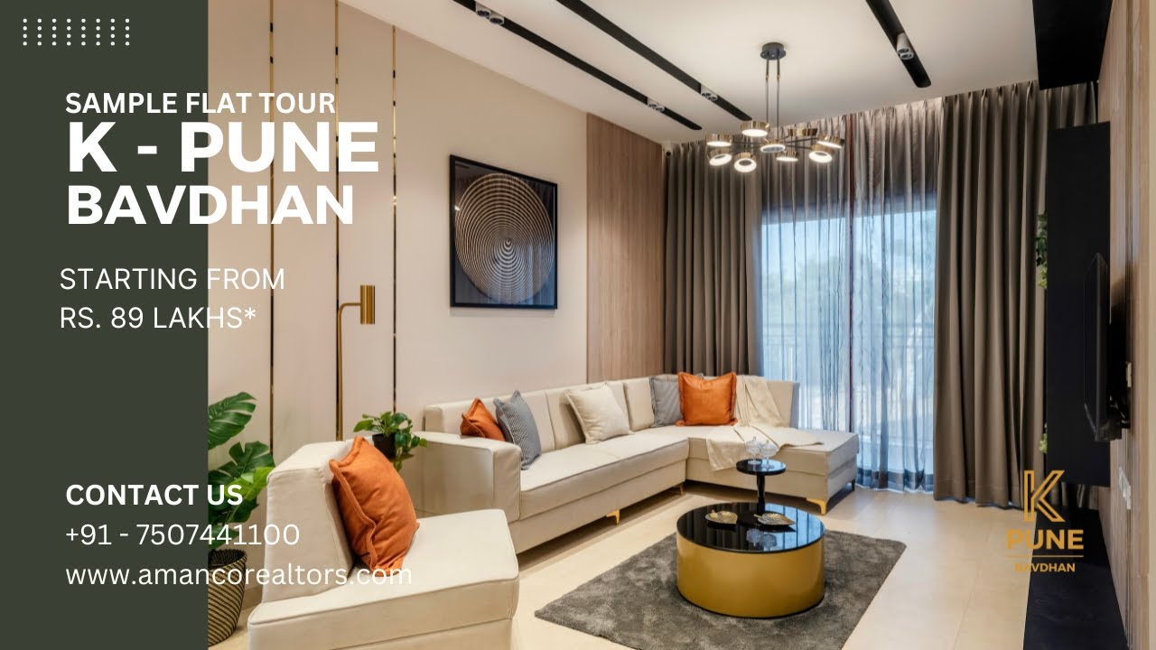 K-Pune Sample Flat Tour - Luxury, Elegance, Modernity Unveiled | 2 & 3 BHK starting from 89 Lakhs*