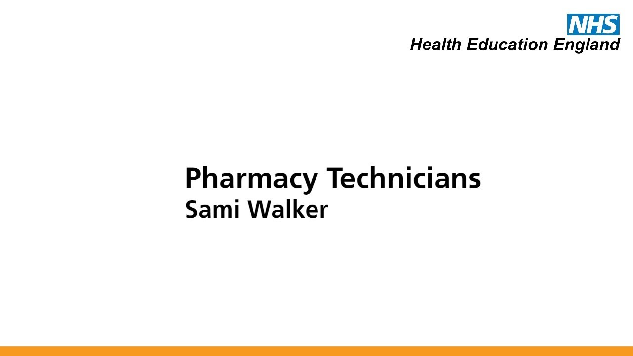 Pharmacy Technicians - Sami Walker
