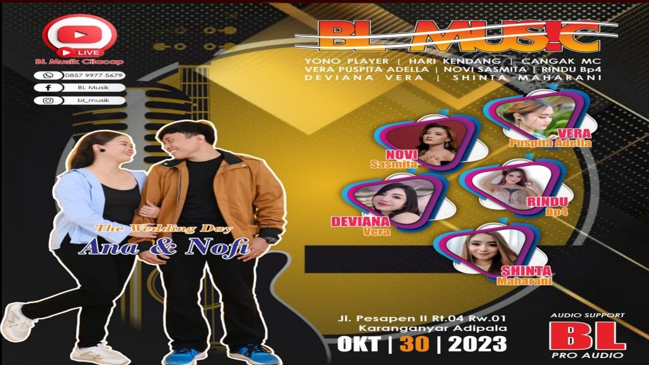 LIVE BL MUSIK PASEPEN KARANGANYAR ADIPALA 30 OKTOBER 2023