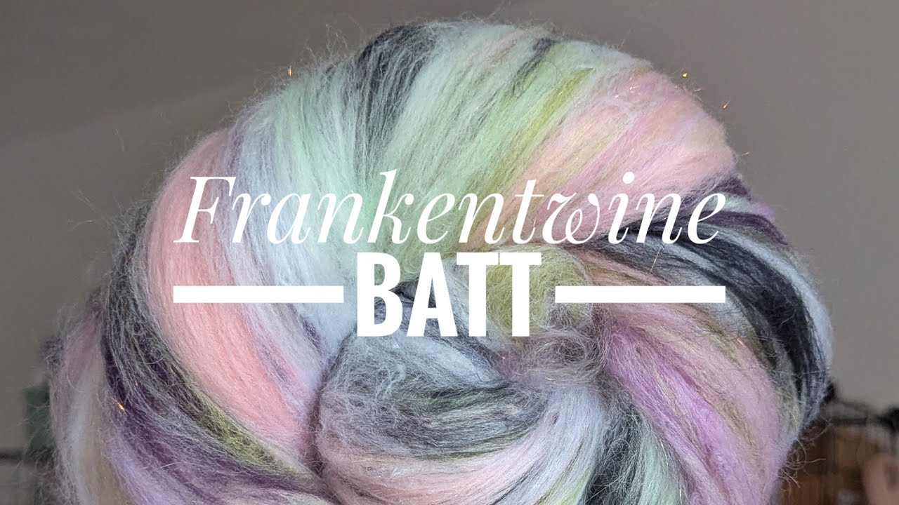Carding Up A Frankentwine Batt / Handspun Yarn