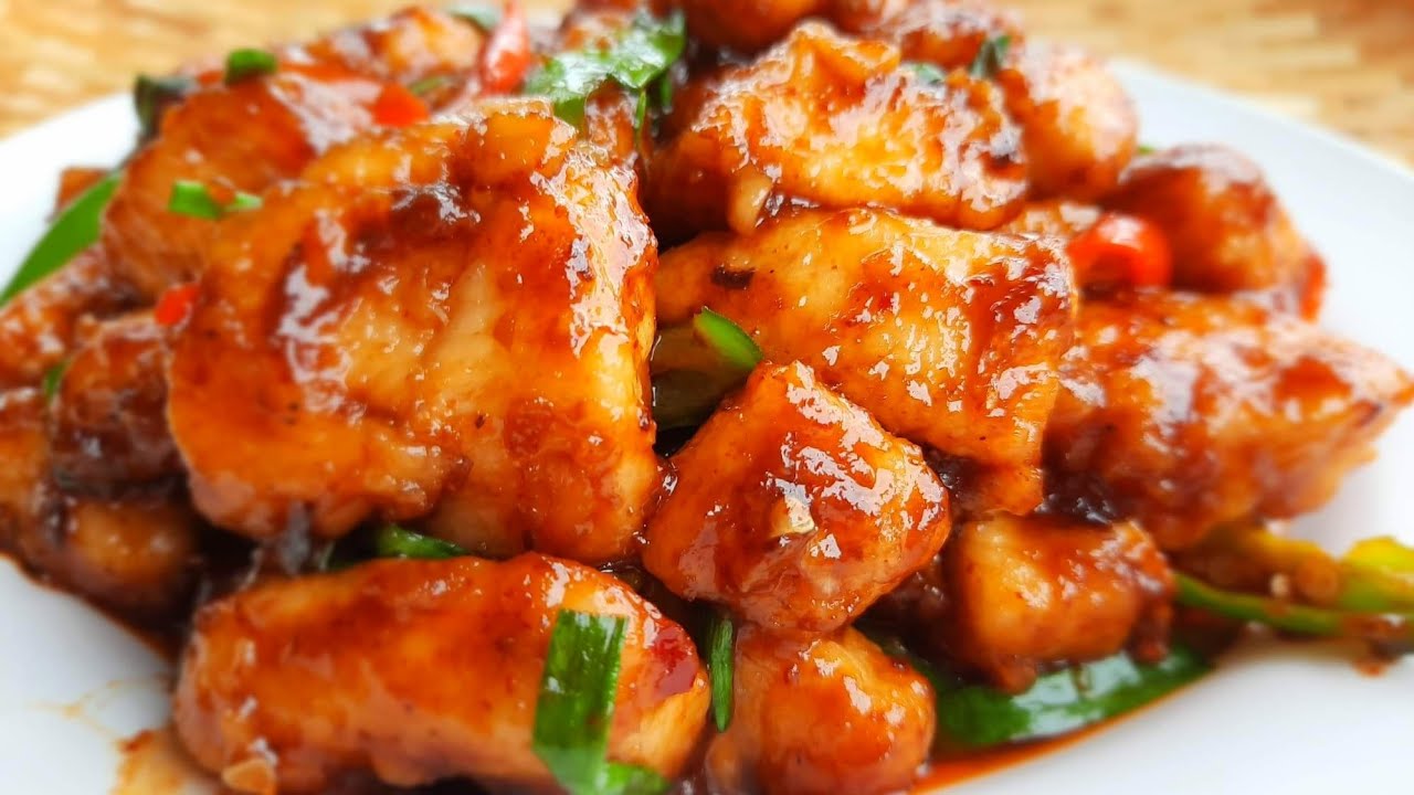 ไก่ผัดน้ำพริกเผา ไก่ทอดผัดพริกเผา สูตรนี้อร่อยจริง ลองแล้วติดใจแน่นอน
