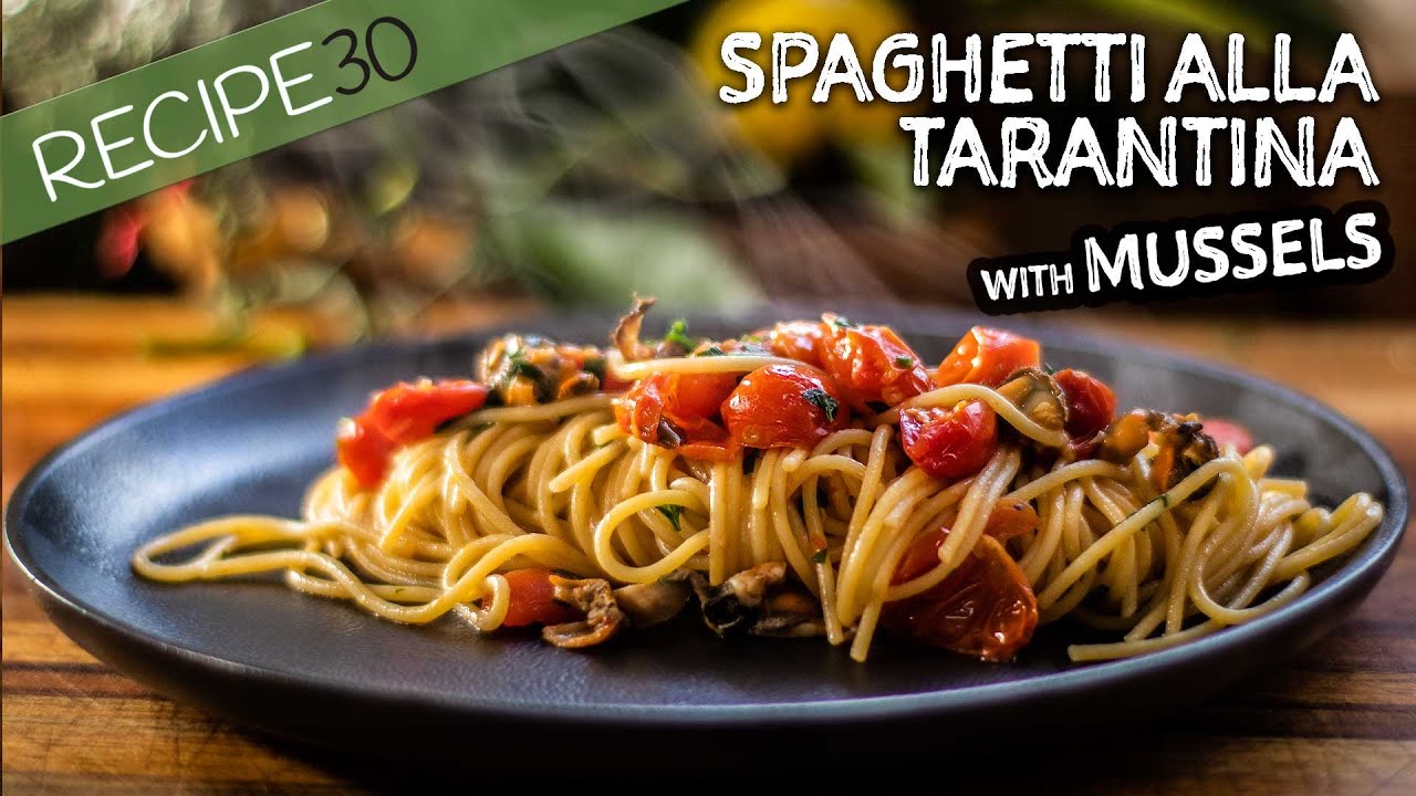 Spaghetti Alla Tarantina with mussels and tomato