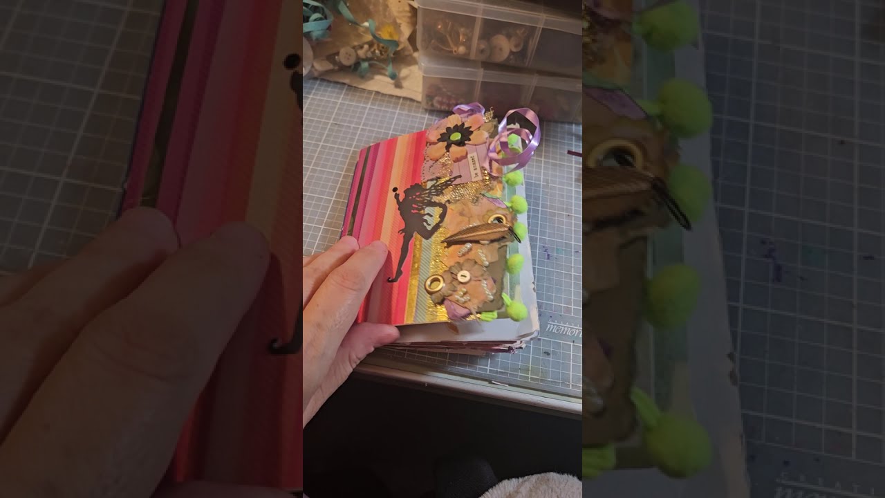 Completed 1 signature Junk Journal flip through