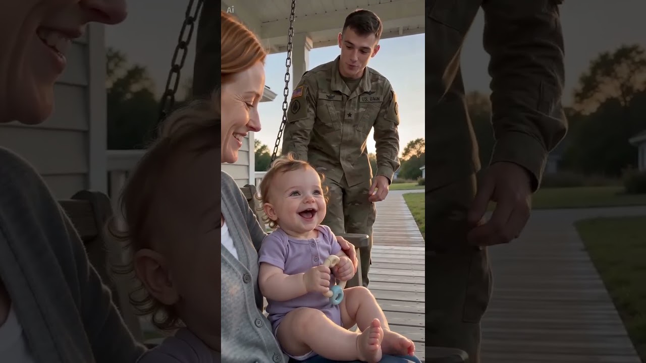 Самая счастливая улыбка&hellip; Потому что её герой наконец-то вернулся домой 🥹❤️🇺🇸