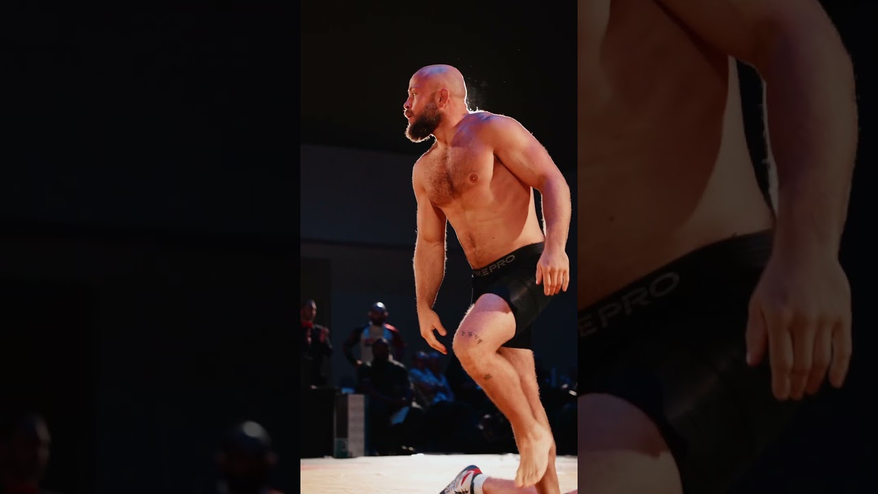 Beautifully timed Inside Trip 😍Snakepit World Championships #catchwrestling