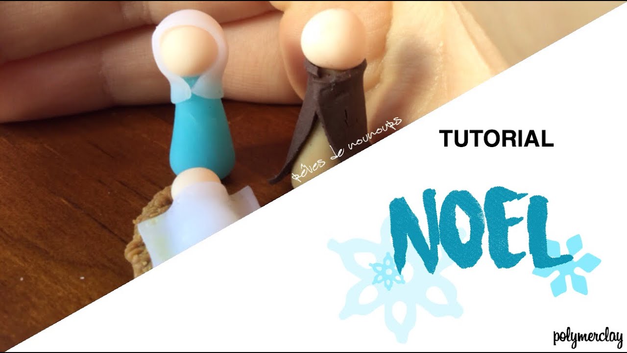 🌟 { Tuto Fimo } 🎁 Crèche de Noël 🎅 Nativity scene 🎁 { Polymerclay Tutorial } 🌟 [Julie]