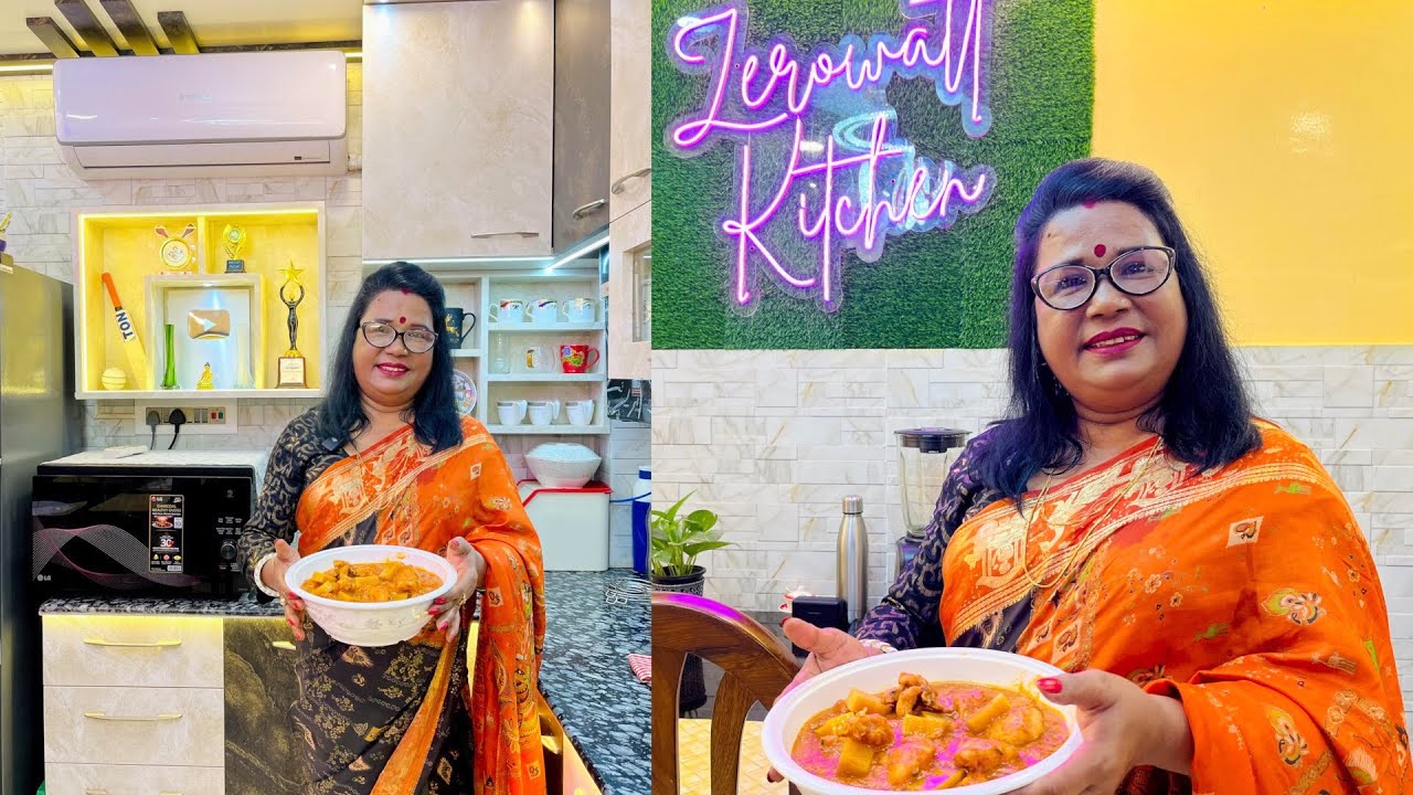 নতুন রান্নাঘরে মা সবাইকে আমসত্ব চিকেন রান্না করে শেখালো | Amsotto Chicken Recipe | New Kitchen👩‍🍳🍗