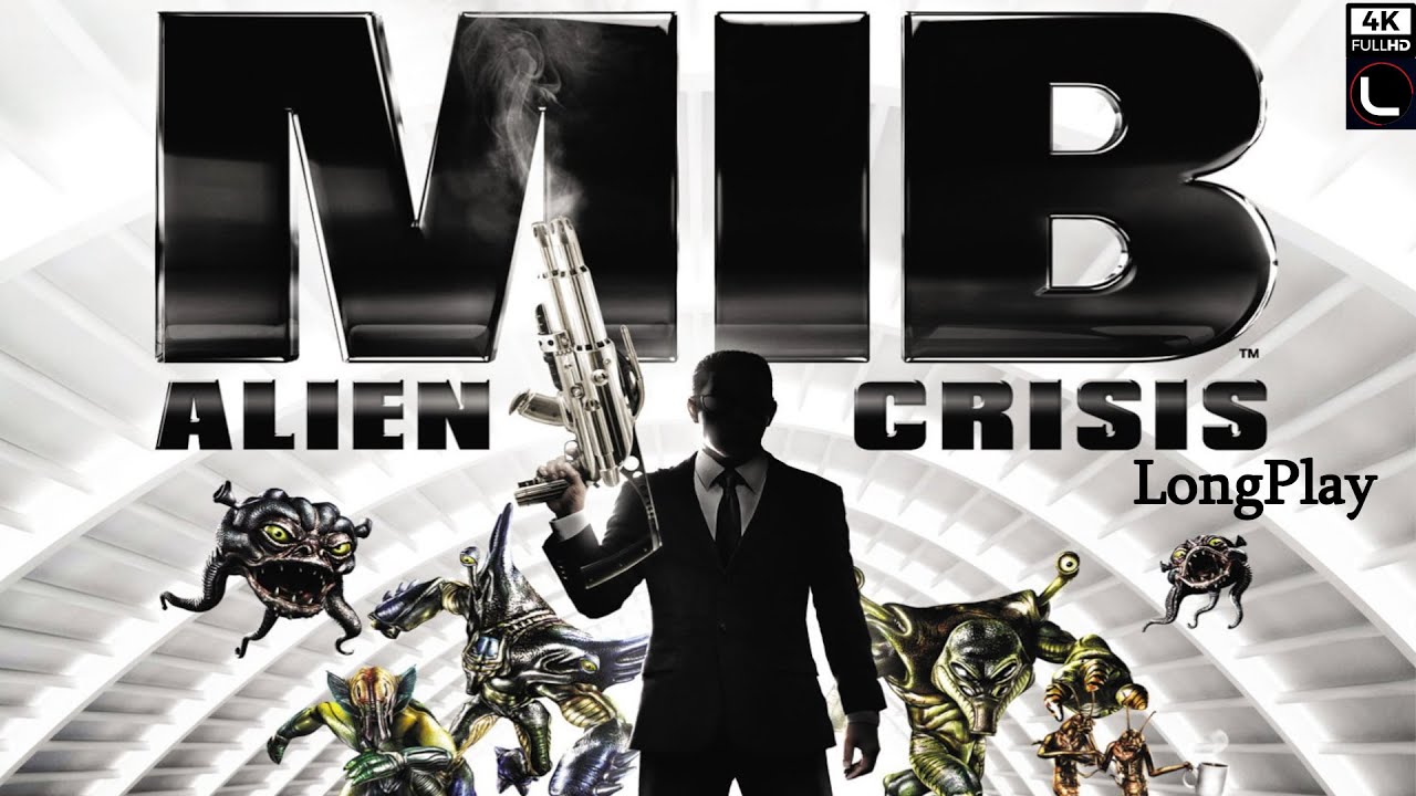 Wii - Men in Black (MIB): Alien Crisis - LongPlay [4K:60FPS] 👽