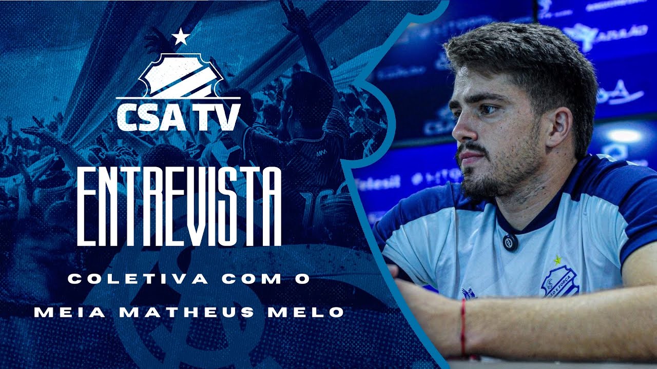 Coletiva com o meia Matheus Melo: 20.01.26 - CSA TV