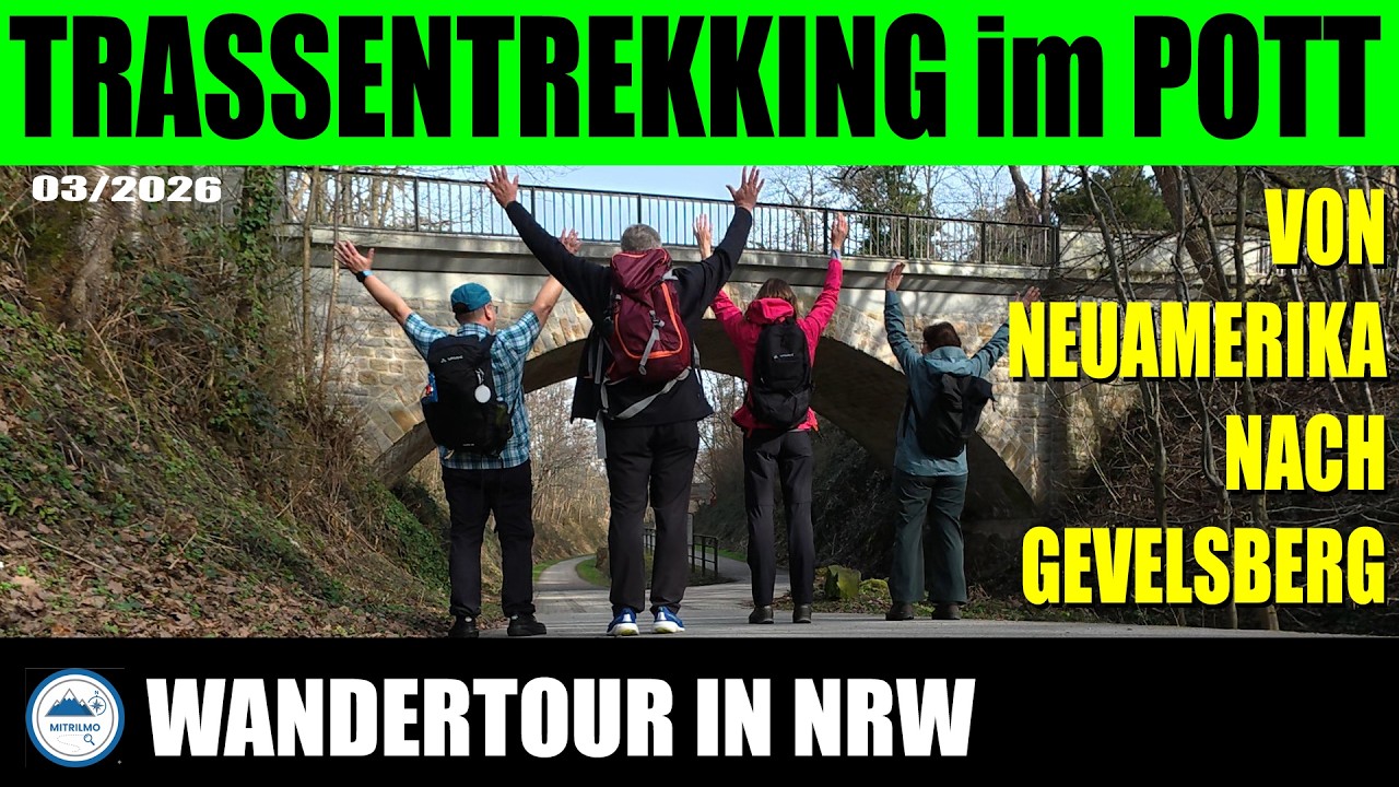 🥾 TRASSENTREKKING: Wandern auf alten Schienen durchs südliche Ruhrgebiet!
