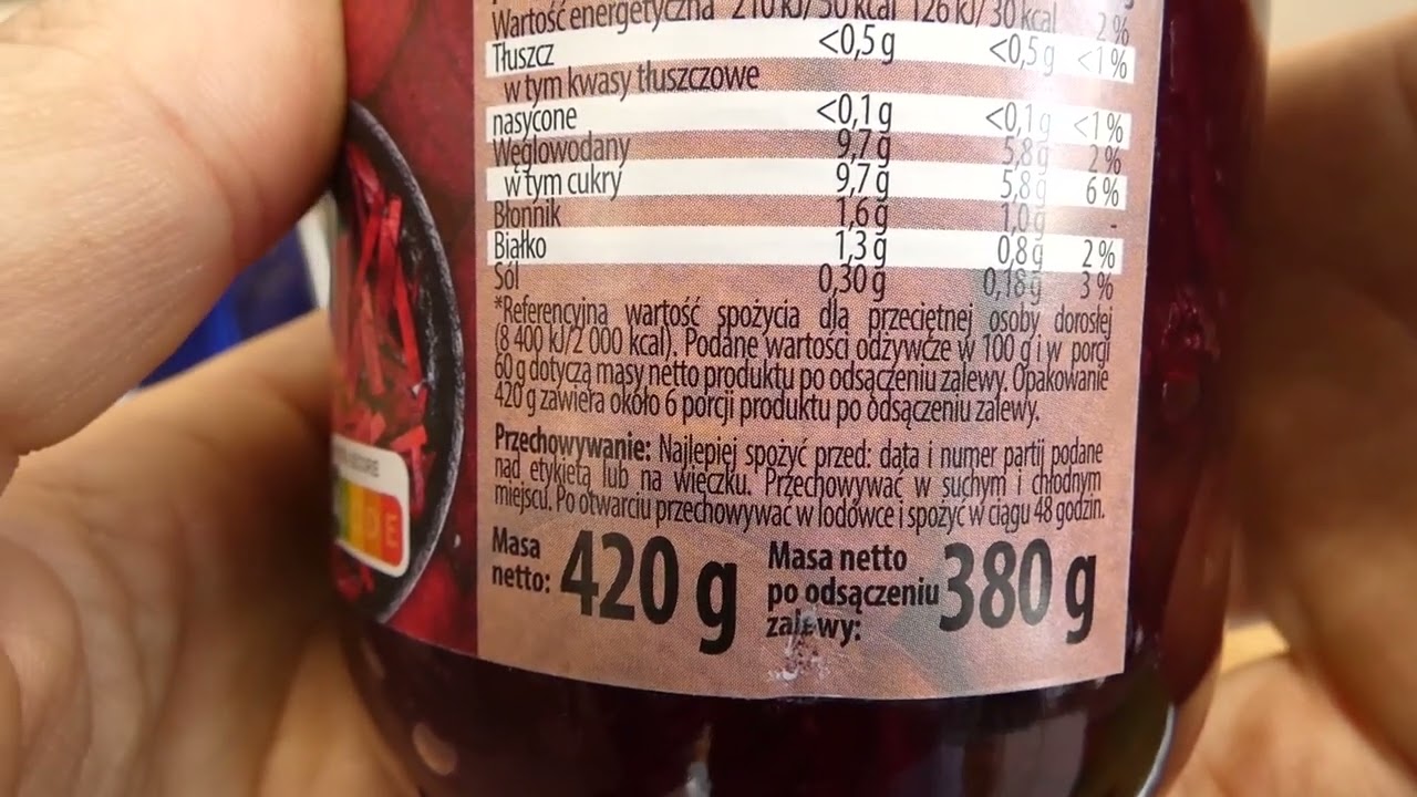 Nasza Spiżarnia Buraki ćwikłowe marynowane tarte wi&oacute;rki 420g