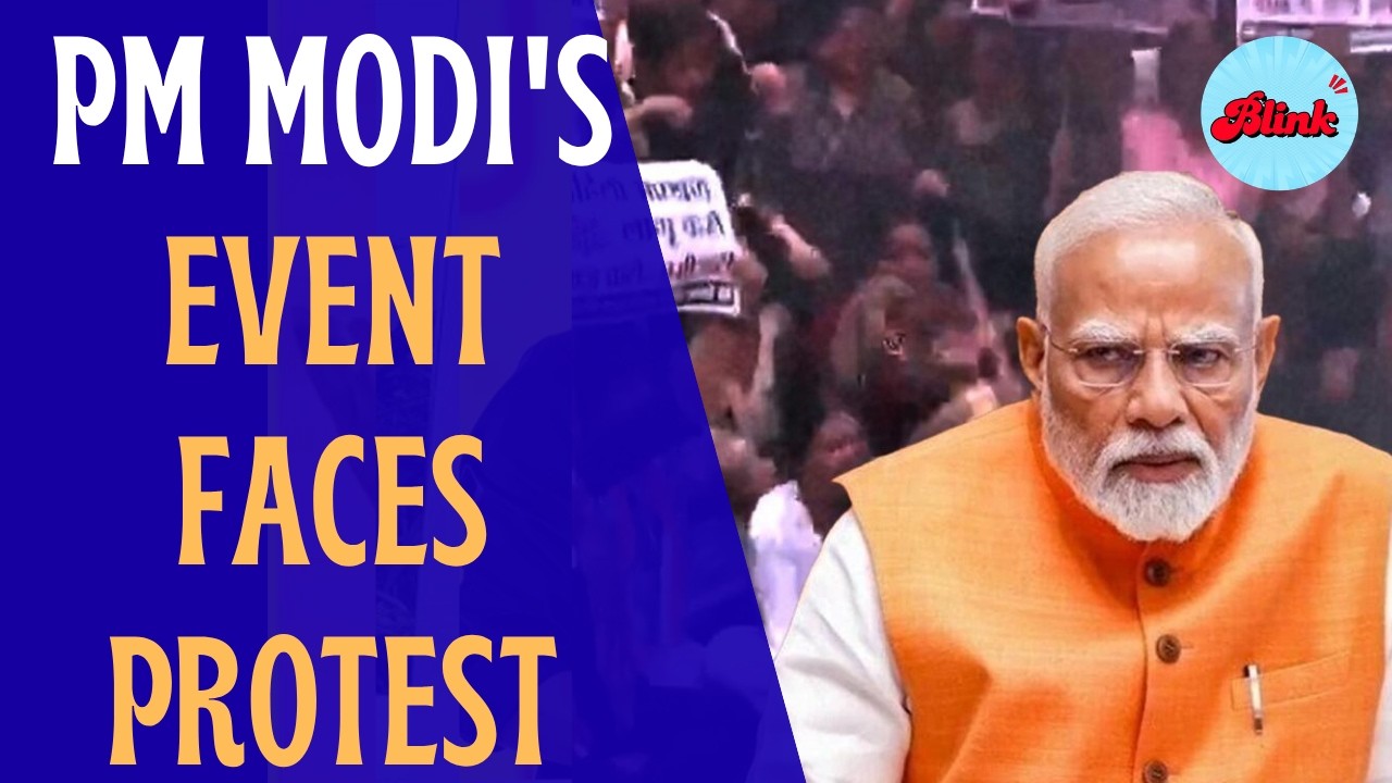 Khalistan Supporters Protest Outside Auckland's Spark Arena Ahead of PM Modi's Address