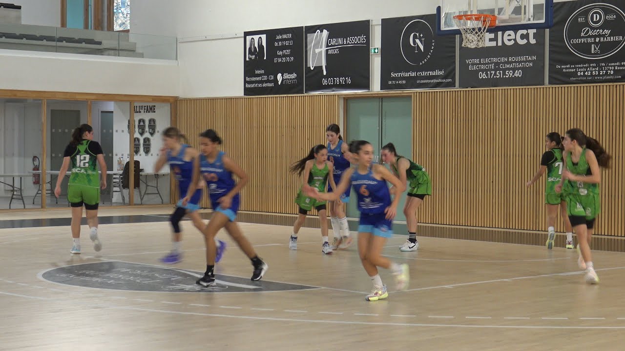 Basket U15 F. Cht PACA. 3i&egrave;me QT. Draguignan vs Rousset 21 janvier 2023.