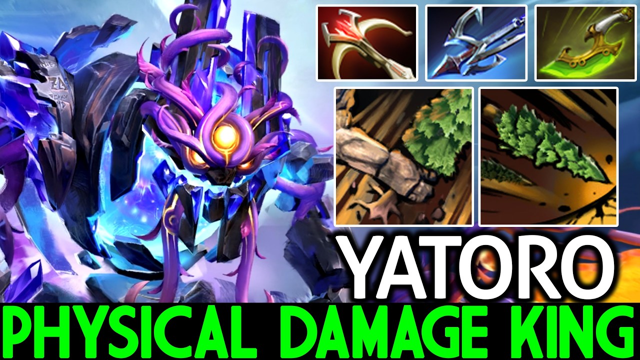 YATORO [Tiny] The Physical Damage King One Hit Delete Dota 2
