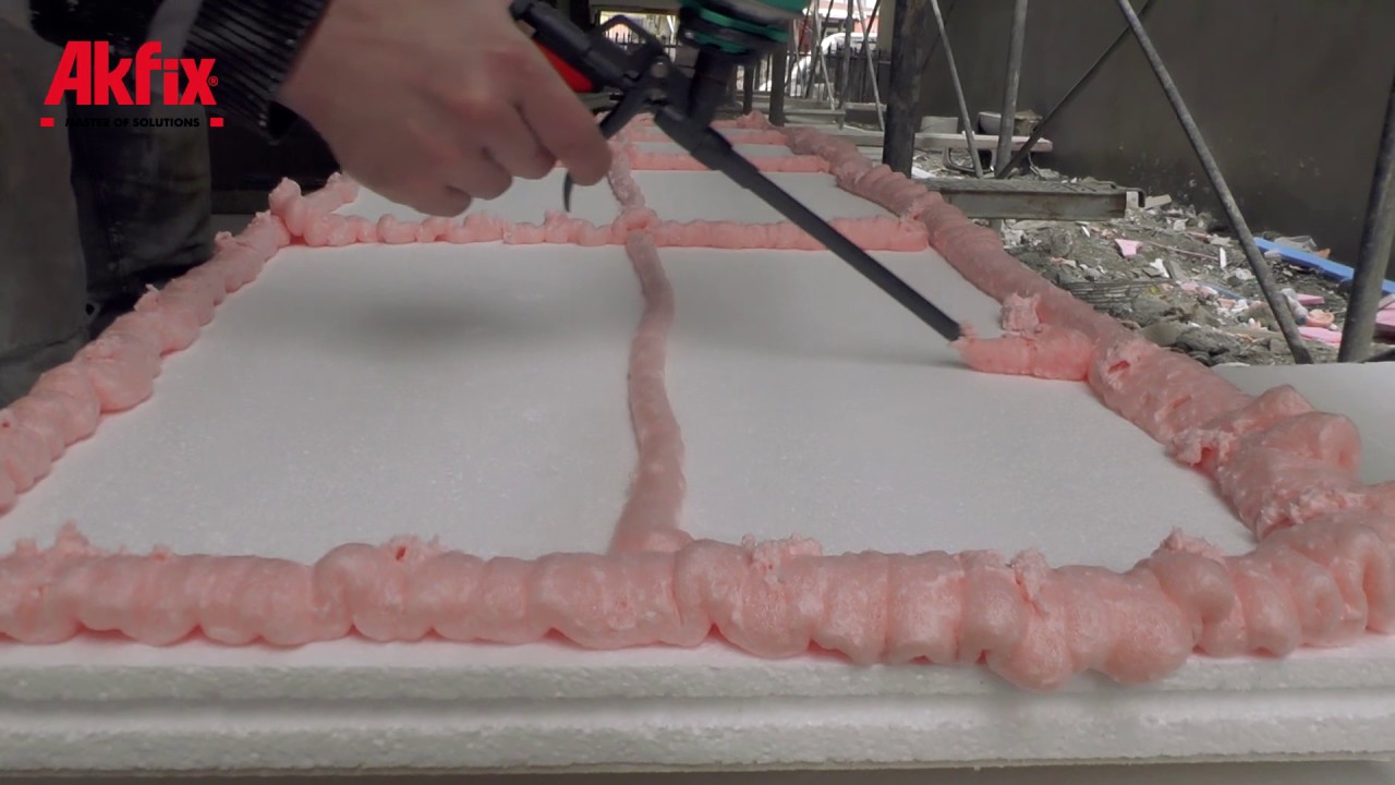 HowTo - Adhesion of polystyrene building decoration panel