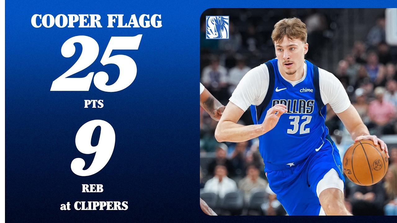 Cooper Flagg (25 punkt&oacute;w, 9 zbi&oacute;rek) w Los Angeles Clippers | 7 kwietnia 2026 r.