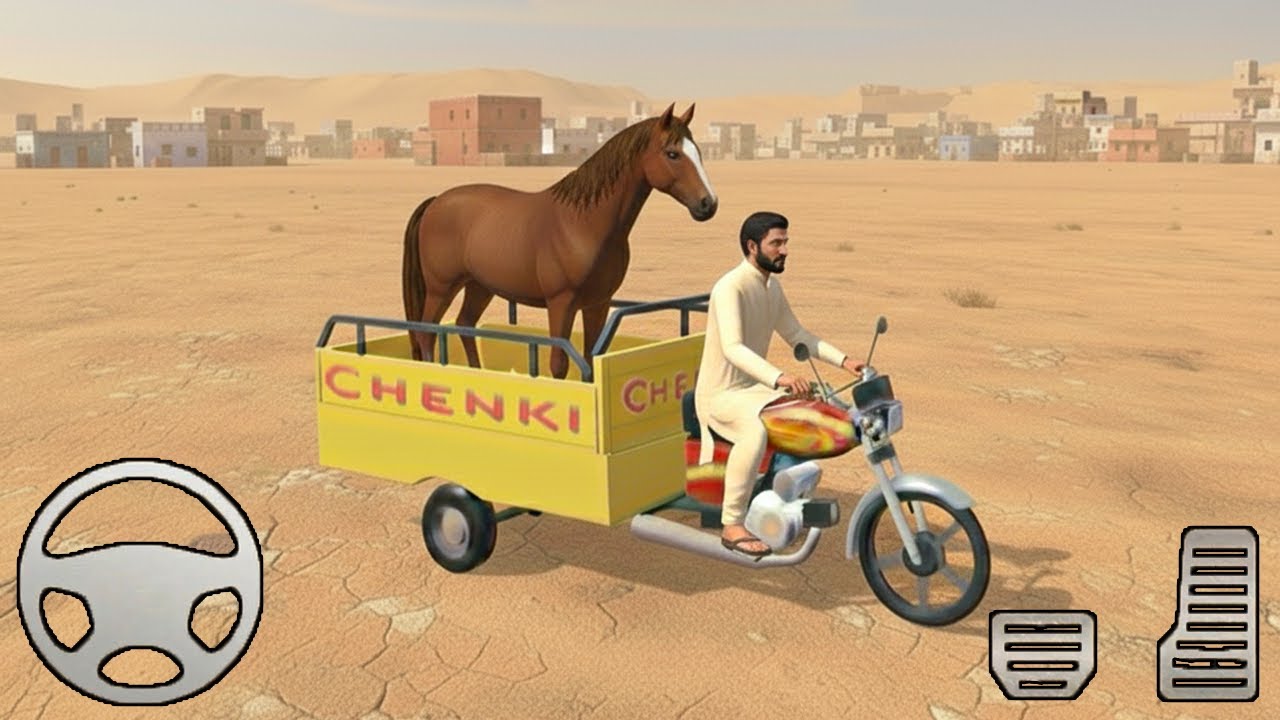 Desert Animal Delivery Simulator – محاكاة توصيل الحيوانات عبر الصحراء والطرق الرملية