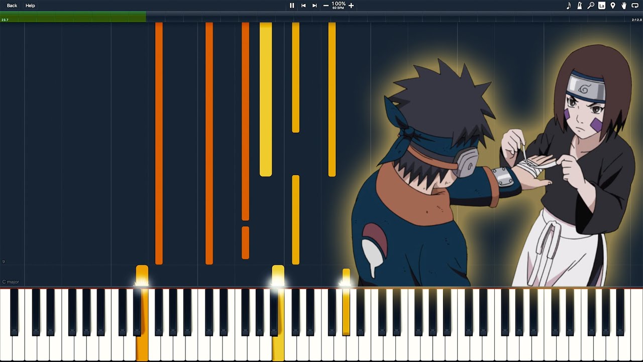 Naruto Shippuden Unreleased - Peaceful (Obito Flashback) (Synthesia)