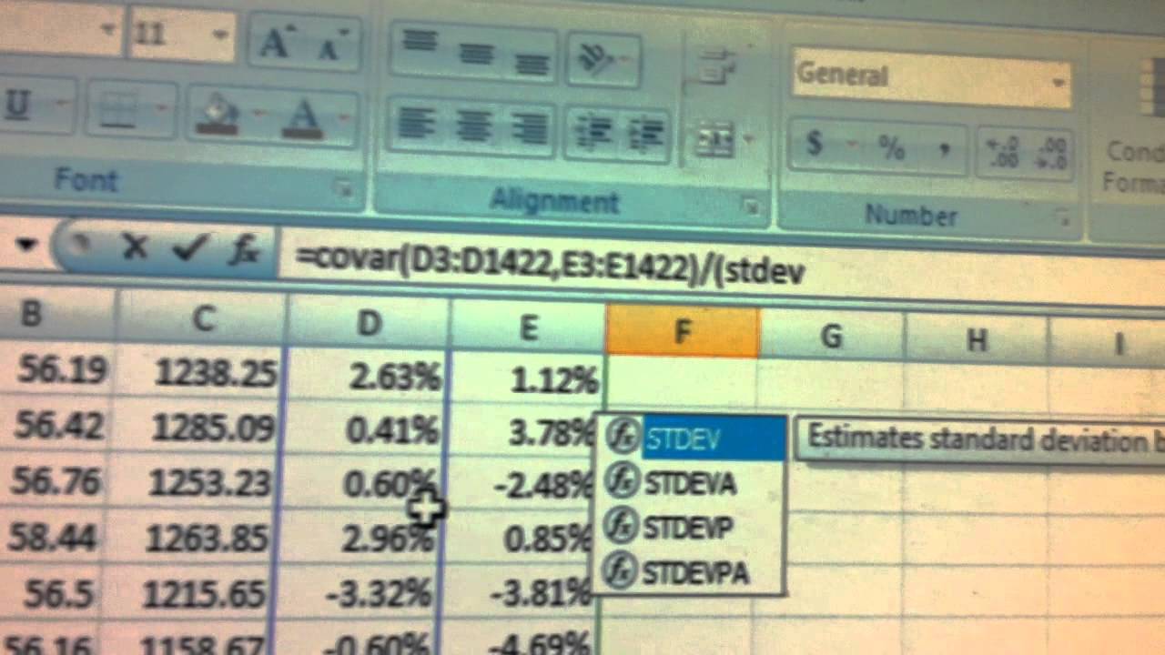 Calculating Rolling Beta