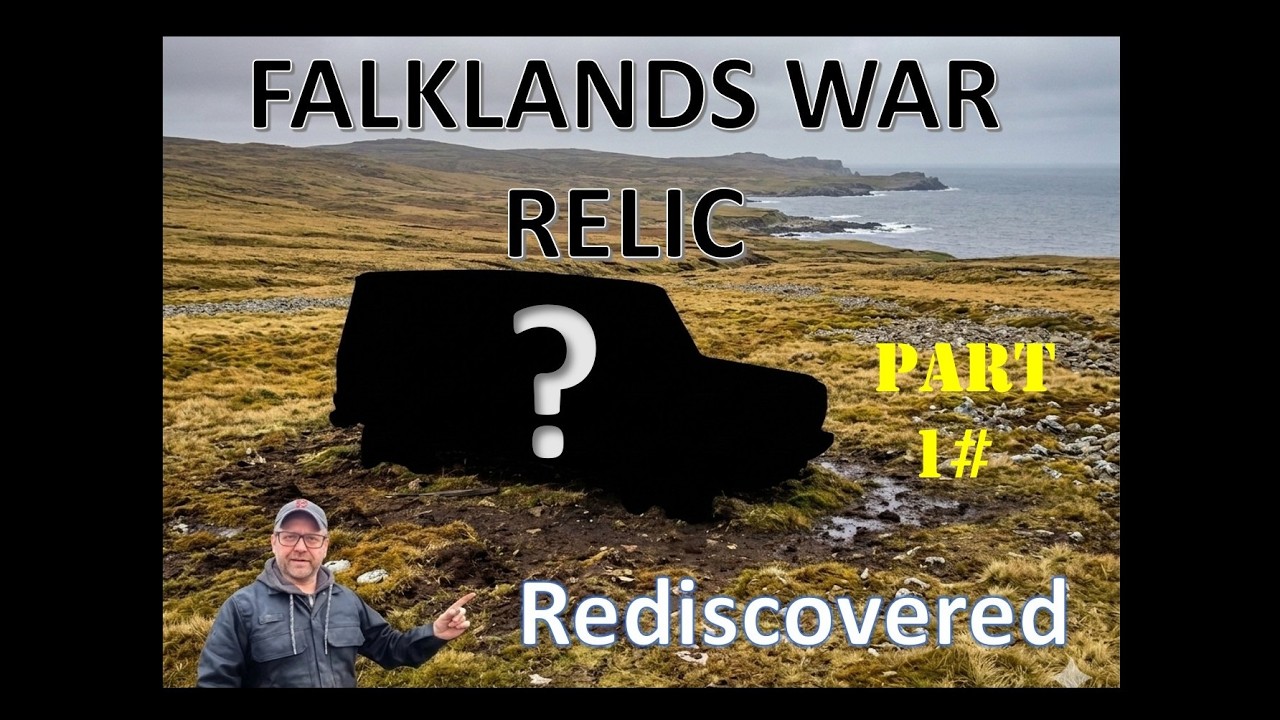 Revealing a Falklands War artifact, hidden away for years, and ready for restoration