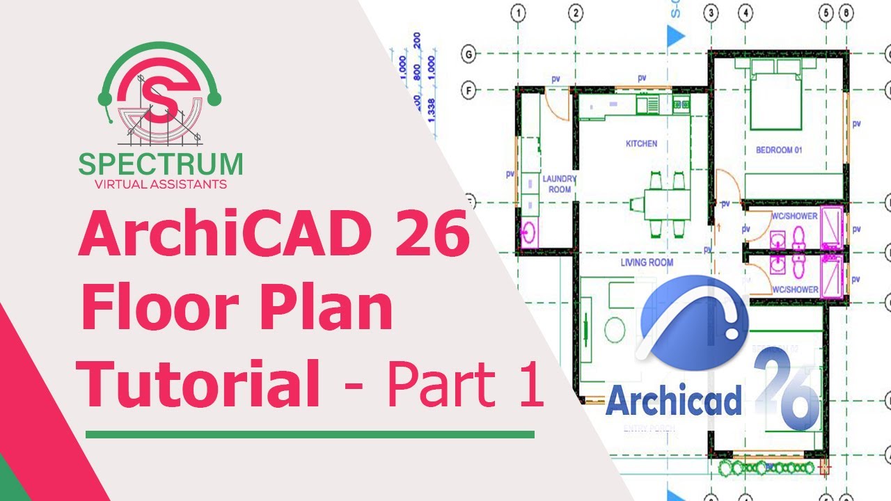 ArchiCAD 26 — Как нарисовать план этажа в ArchiCAD 26. Учебное пособие для начинающих [Часть 1]