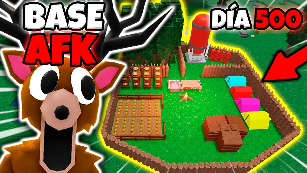 Constru&iacute; una BASE AUTOM&Aacute;TICA (AFK) en 99 noches en el bosque