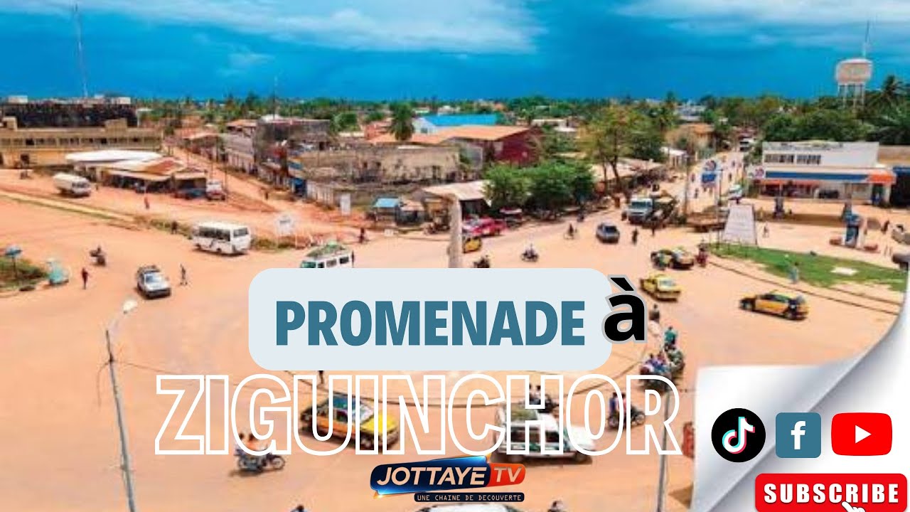 promenade à Ziguinchor #rts #senegal 