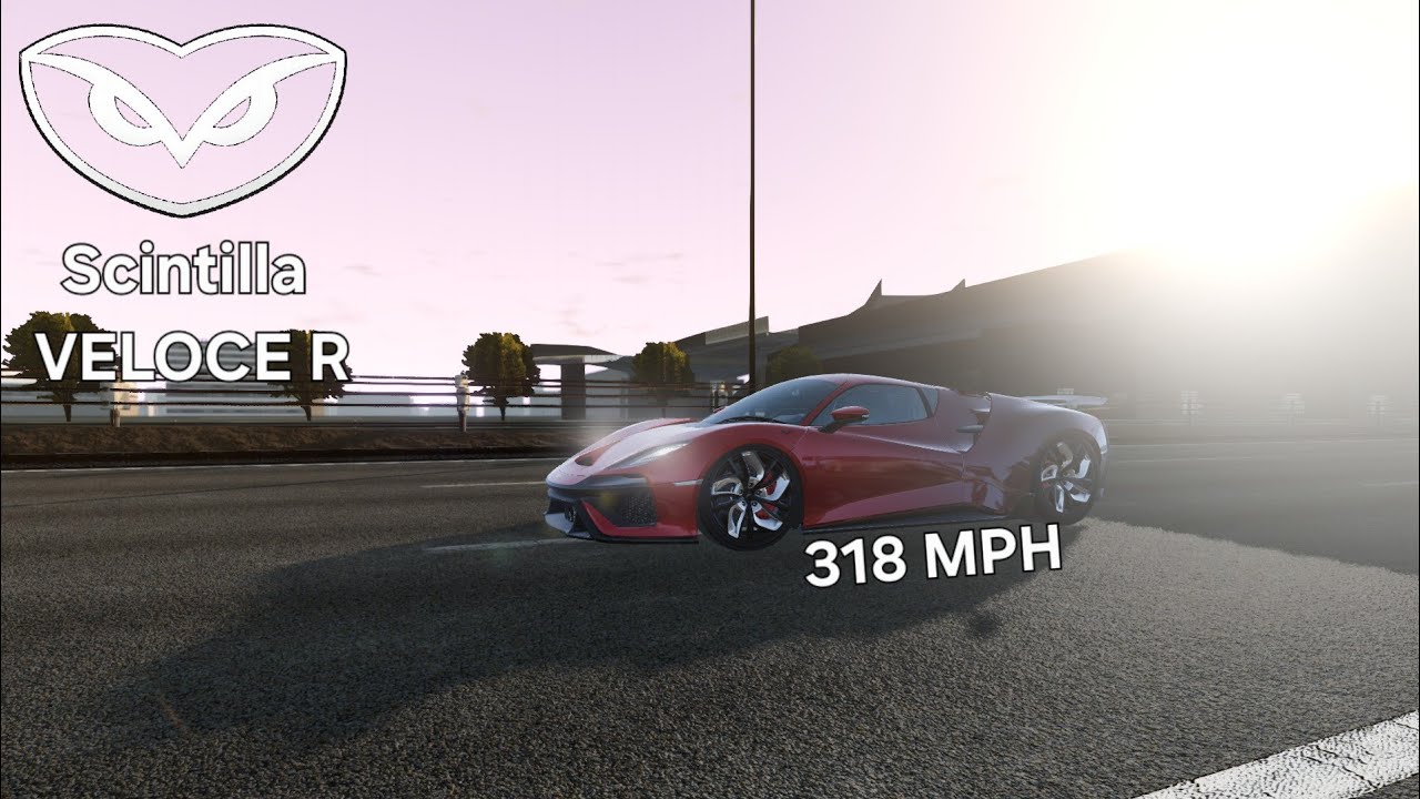 Civetta Scintilla VELOCE R SHATTERS Top Speed and 0-400-0 Records! (in BeamNG)
