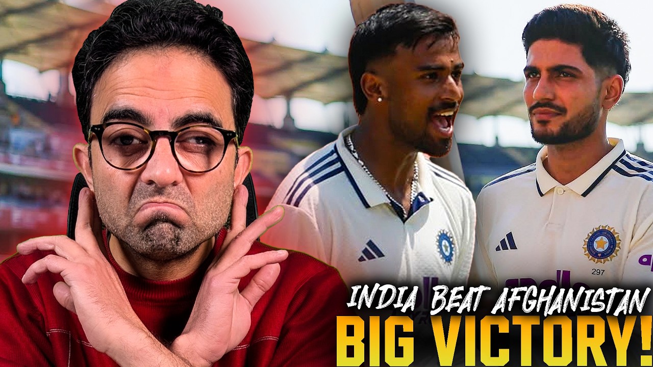 Massive Victory 🔥 India beat Afghanistan by an Inning & 300 runs in New Chandigarh 🇮🇳🏏