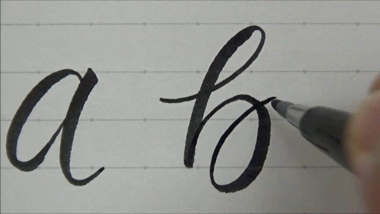 花体英文书写，每个字母自带高级感的小尾巴！