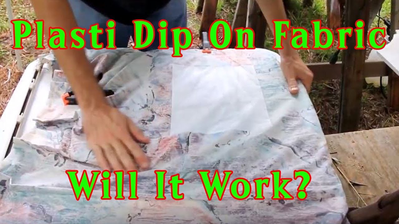 Plasti Dip on Fabric Test?