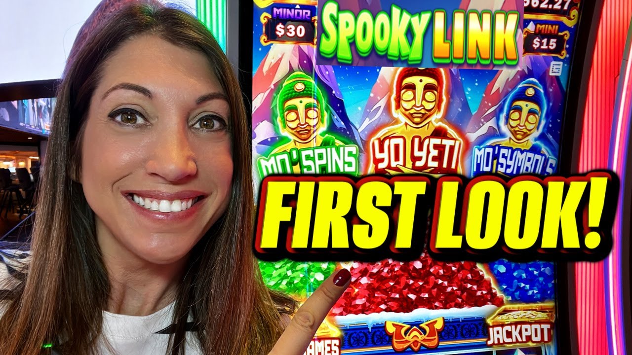 ВАШ НОВЫЙ ЛЮБИМЫЙ ИГРОВОЙ АВТОМАТ! Премьера слота Spooky Link в казино Peppermill