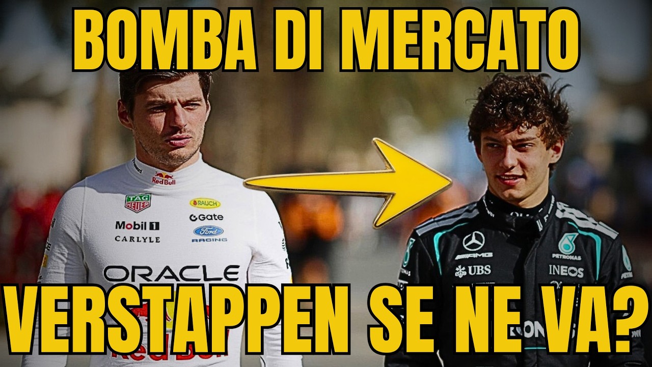 LA BOMBA DI MERCATO 2026: Se Verstappen si muove cambia tutta la Formula 1!
