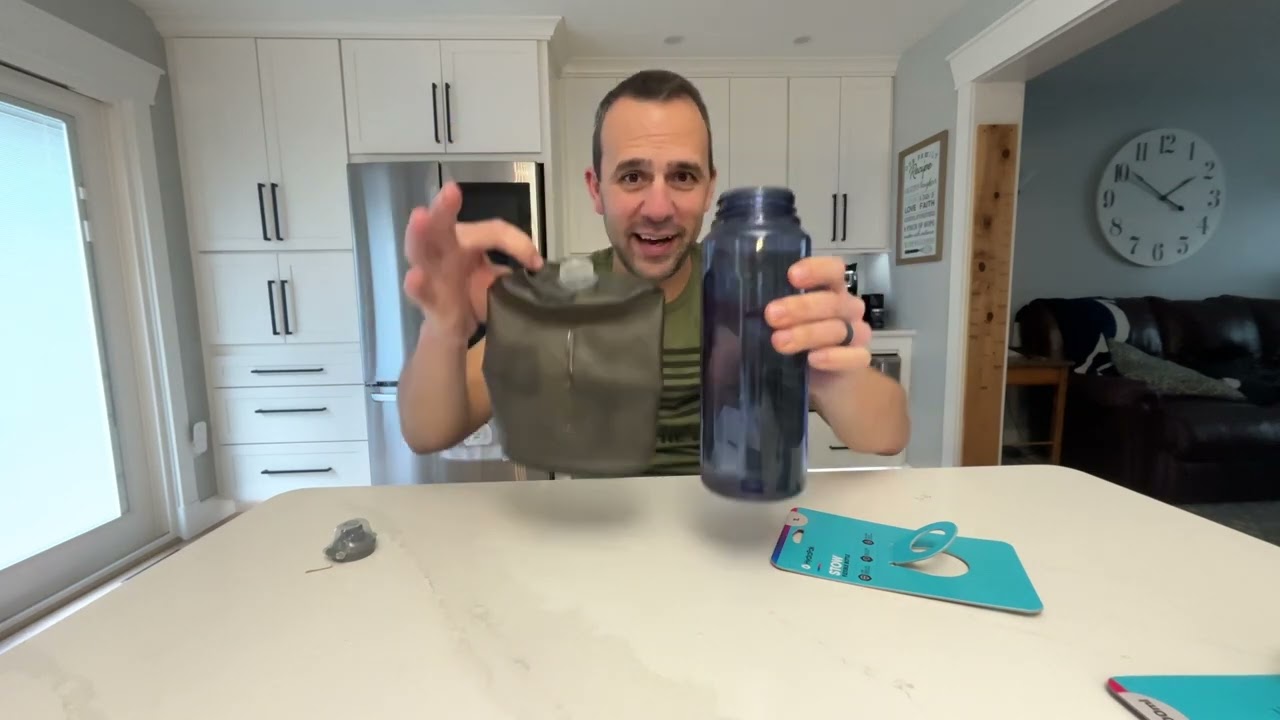 HydraPak Stow - Collapsible Backpacking Water Bottle (BOTH SIZES)