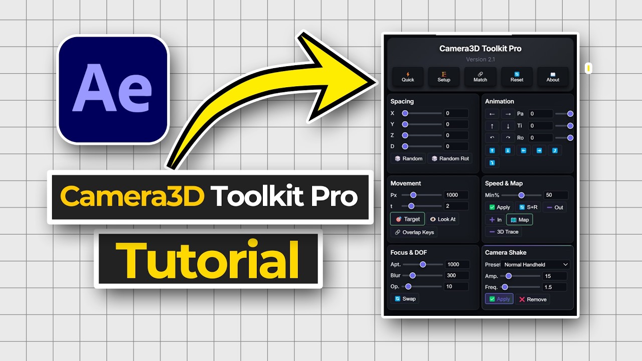 Учебное пособие по Camera 3D Toolkit Pro для After Effects