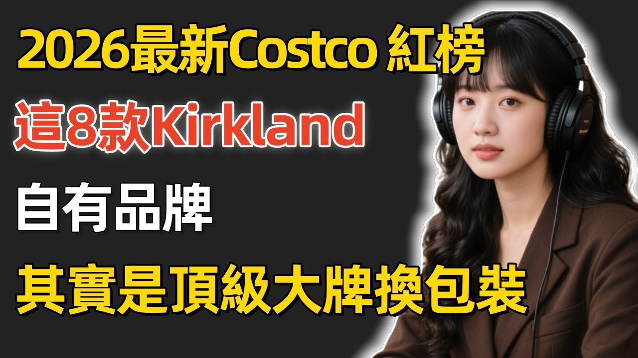 2026最新Costco 必買紅榜：這 8 款 Kirkland 自有品牌，其實是「頂級大牌」換包裝！第 1 名省下的錢夠付房租！