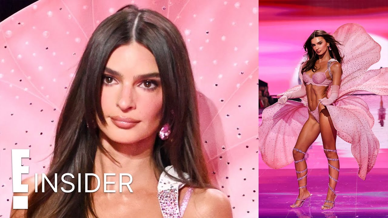 Эмили Ратаковски дебютирует на показе мод Victoria's Secret 2025 | E! Insider