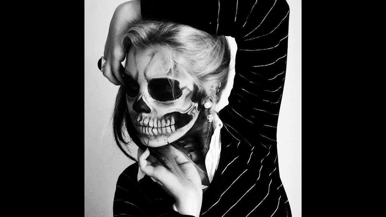 Lady Gaga Born This Way Skeleton Makeup Tutorial