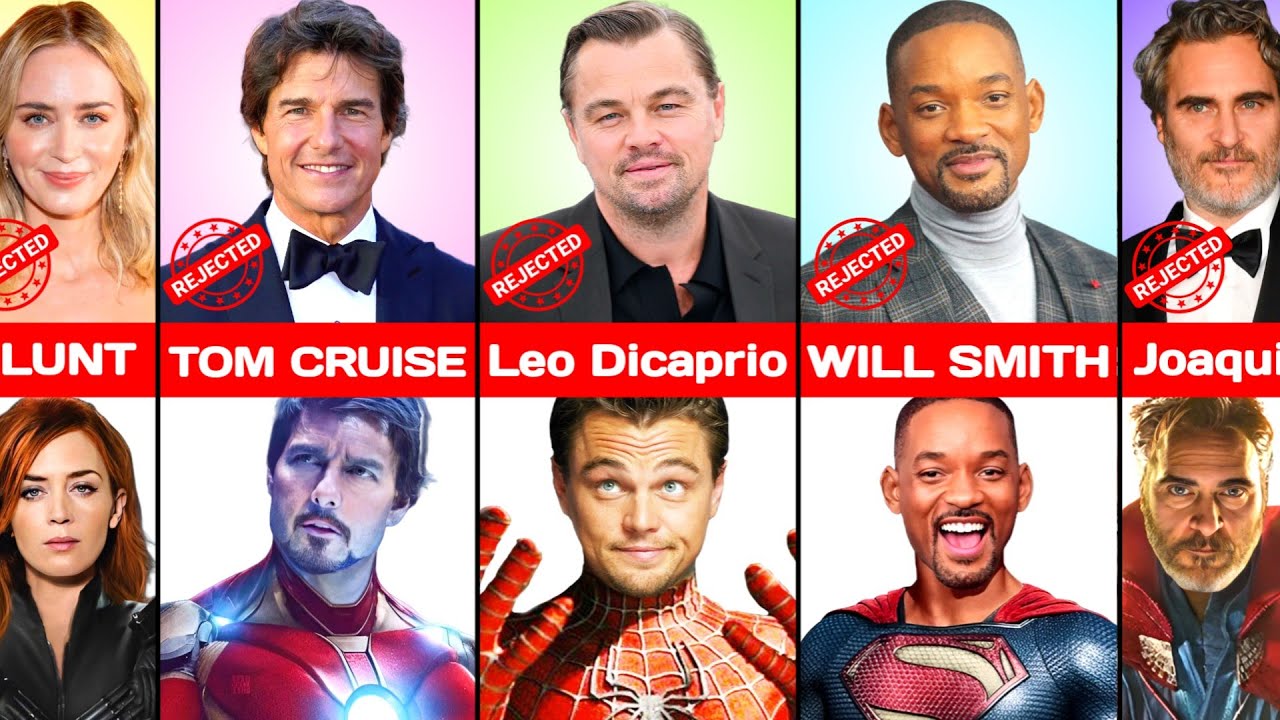 Marvel and DC: Actors Who Rejected Iconic Roles