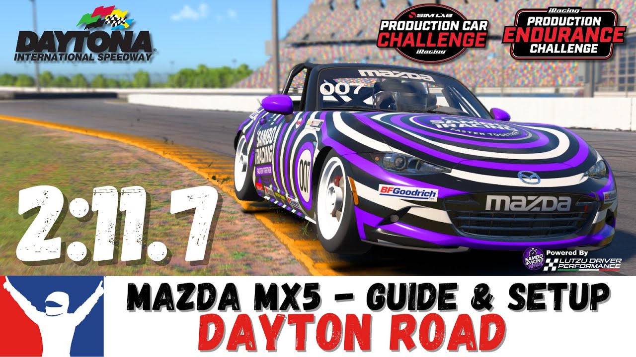 iRacing MX5 Daytona Road Guide - 