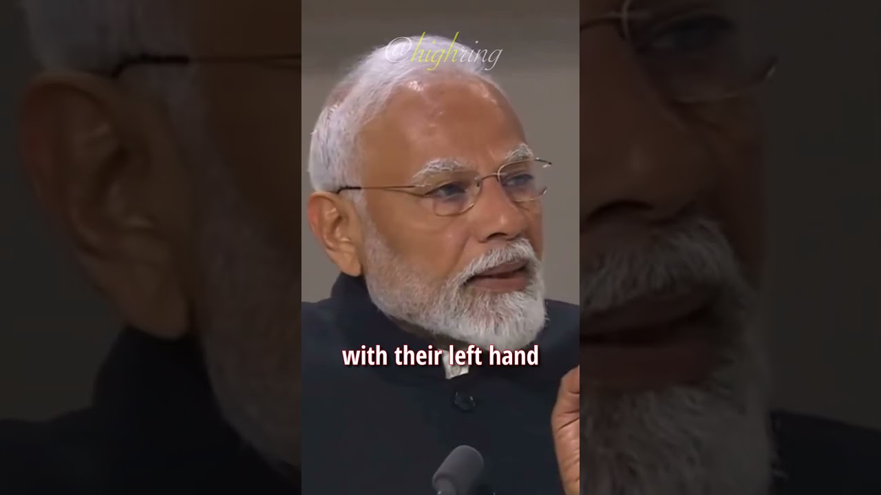 Indian PM Modi highlighted a flaw in AI, in Paris AI Action Summit #modi #paris