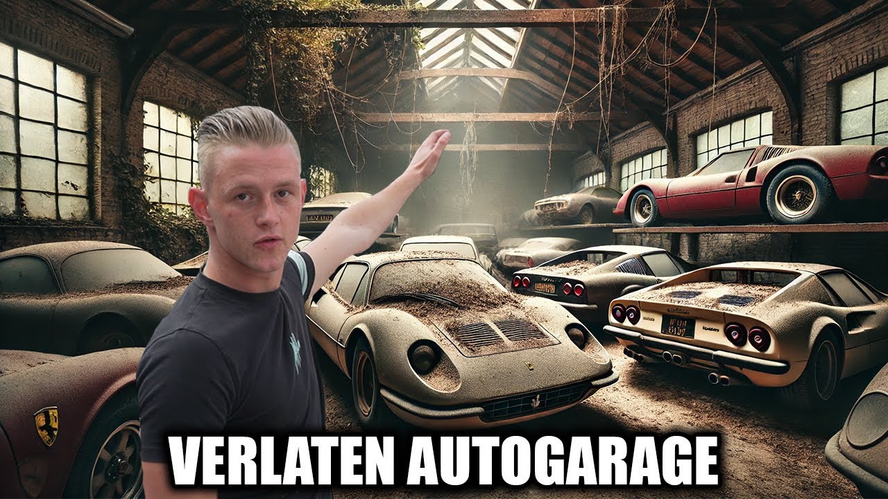 ZELDZAME VERLATEN AUTOGARAGE ERGENS IN NEDERLAND !