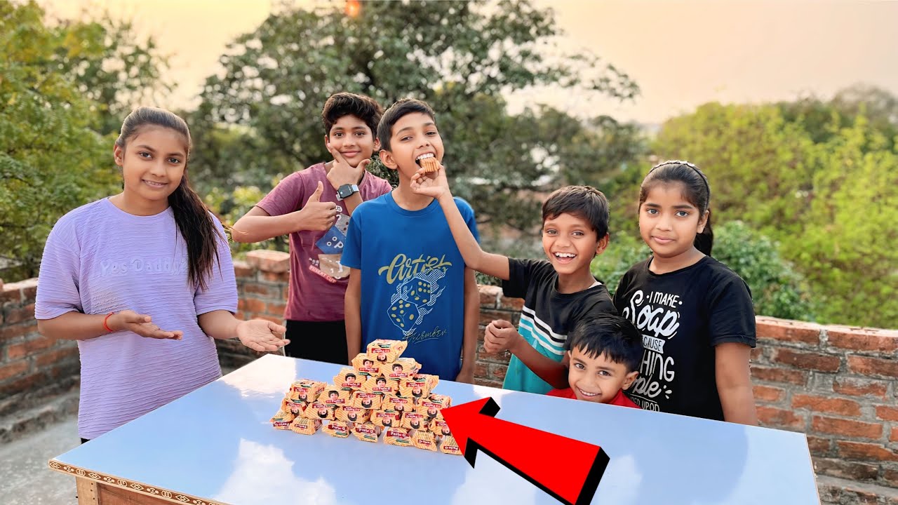 Biscuits challenge competition 😂|| smart team all in one