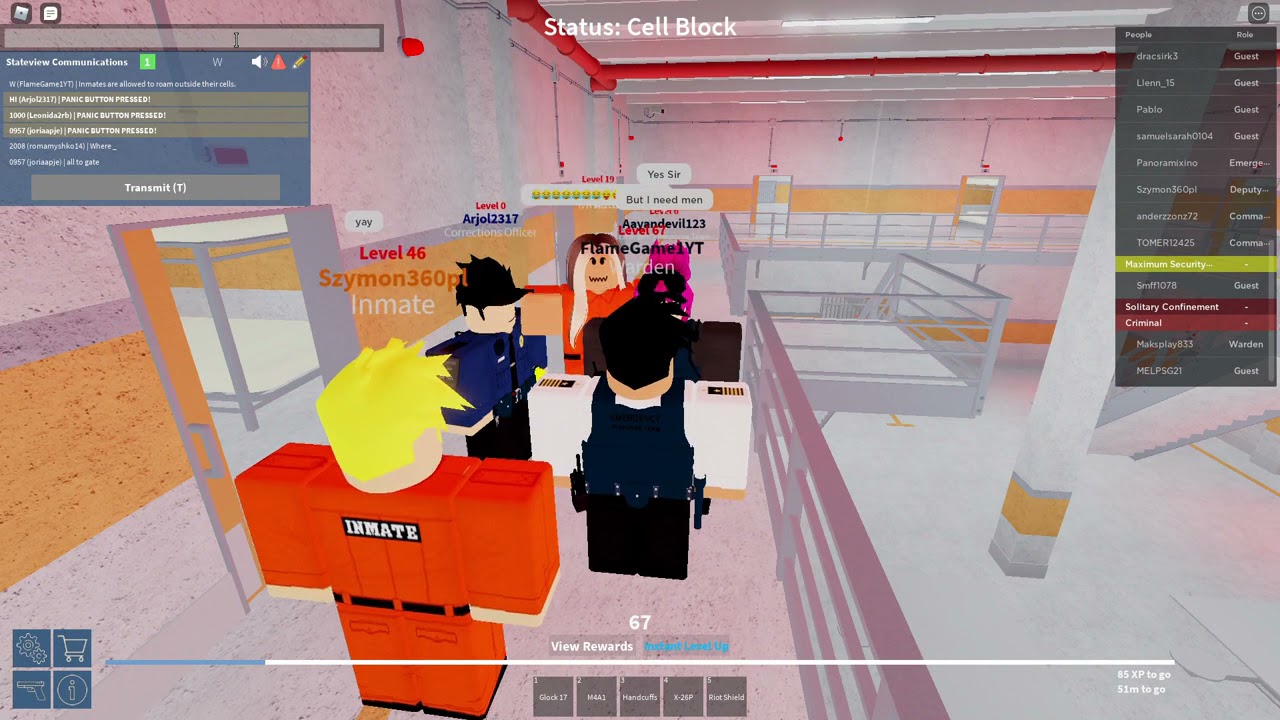 Stateview prison. Life as a warden.  Roblox (EP 1)