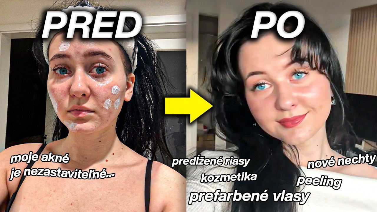 Moja 24-HODINOVÁ GLOW UP PREMENA! (už bolo na čase 😳)