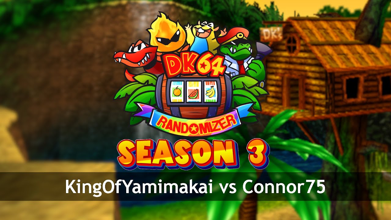 DK64 Randomizer | S3 Tournament Qualifier | theKIngofYamiMakai vs Connor75