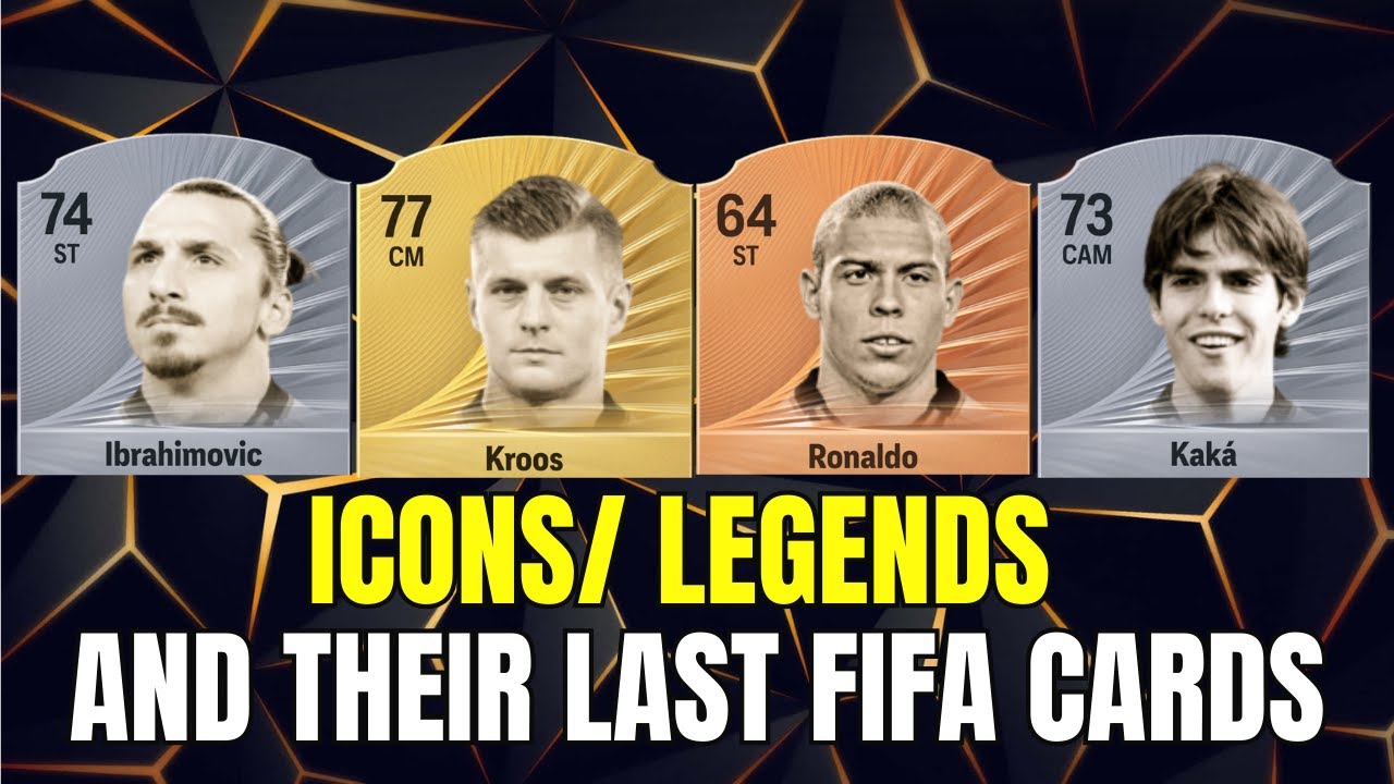ICONS AND THEIR LAST FIFA CARDS! 😱 EAFC 26