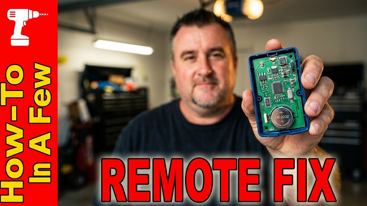 How To: Replace Your Garage Opener Remote Battery