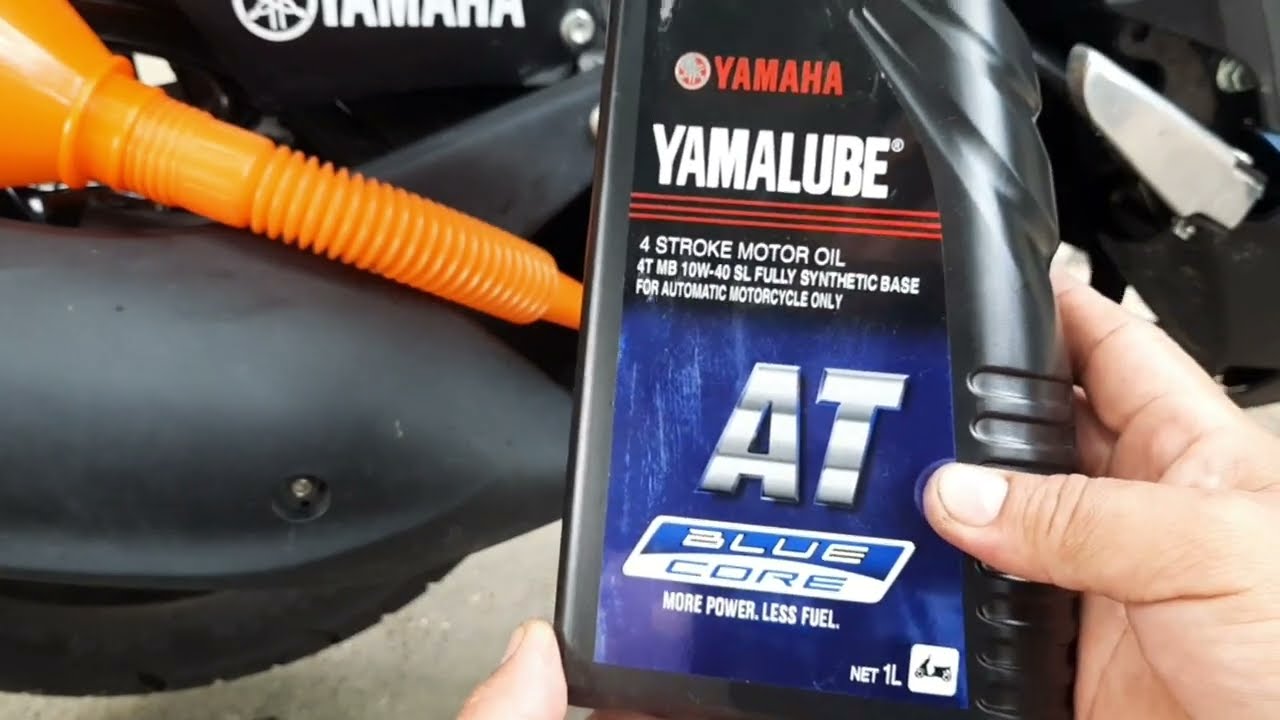 How to change oil Mio Gravis properly
